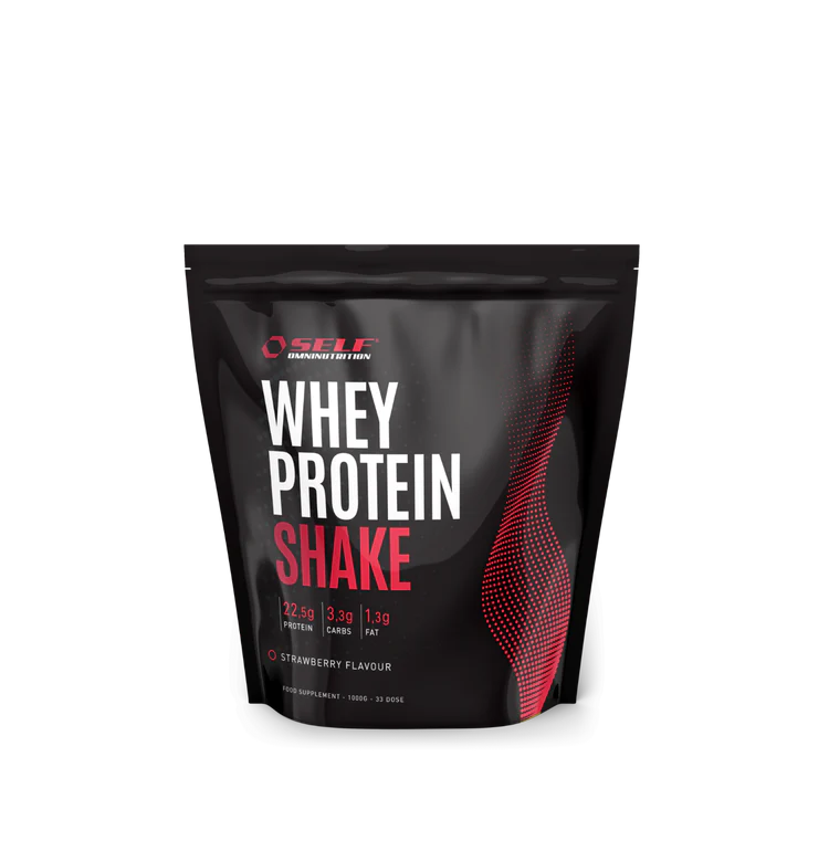 Whey Protein Shake - 1kg - Jordbær